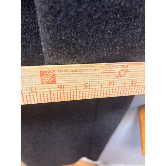 Ciatti Mens Long Gray Wool Overcoat With Buttons & Pockets 46R - Picture 6 of 14